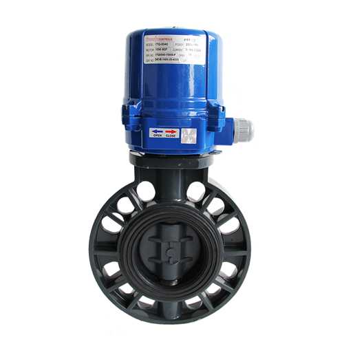 【i-Tork】電動UPVC對夾蝶閥