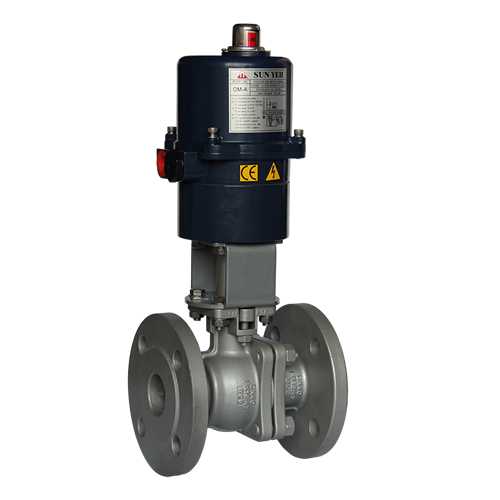 【SUNYEH】電動高溫法蘭球閥